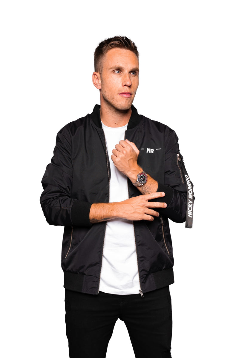 NR LOGO BOMBER JACKET – Nicky Romero